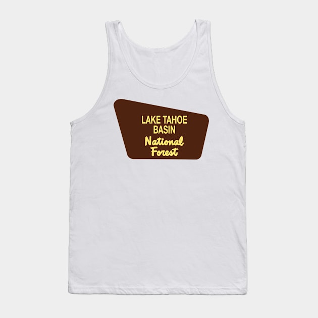 Lake Tahoe Basin National Forest Tank Top by nylebuss